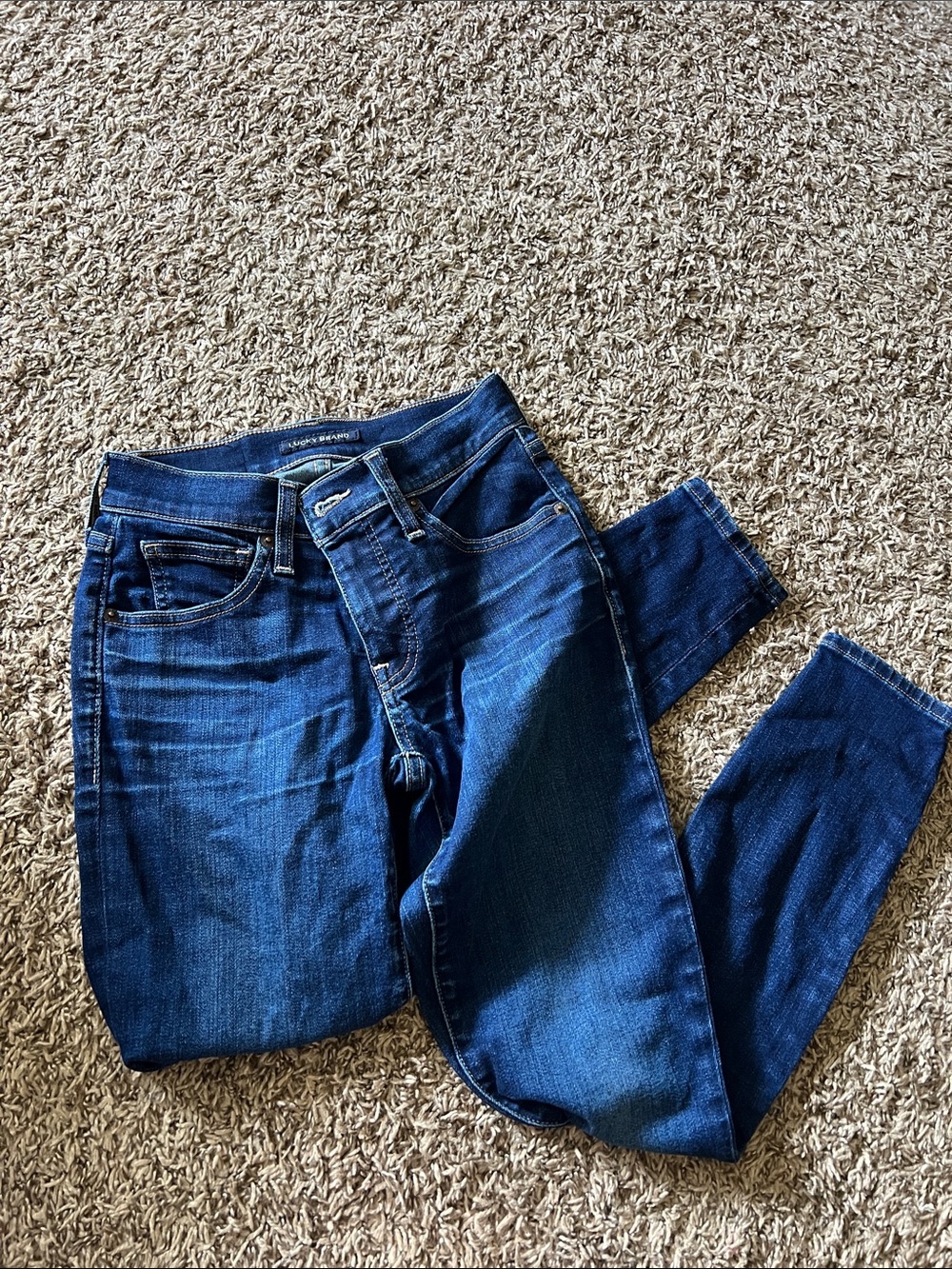 Lucky Dark Blue Women’s Slim Fit Jeans